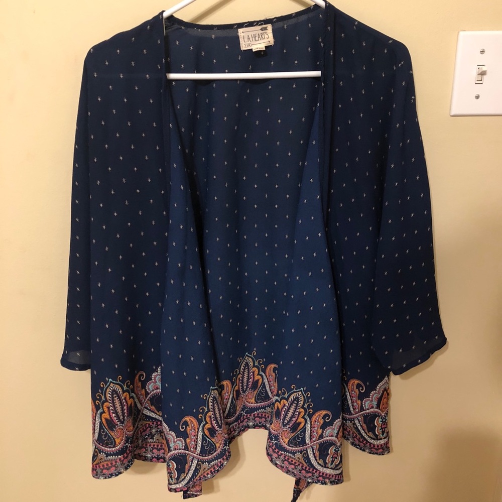 Navy kimono